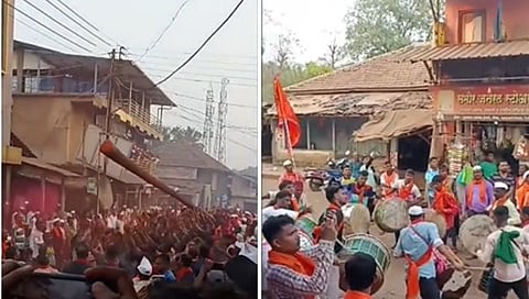 Kadwai Holi celebrations 