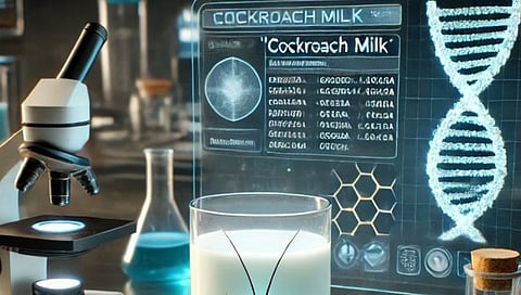 cockroach milk high protein milk