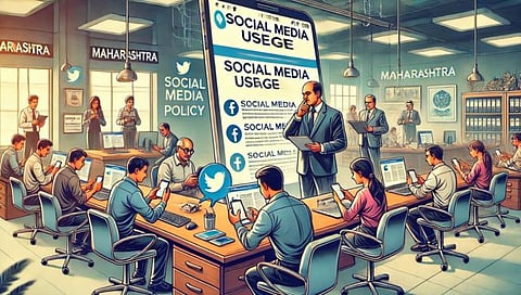 Maharashtra government employees, social media restrictions