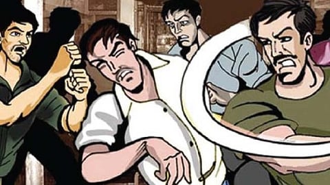 beaten employee