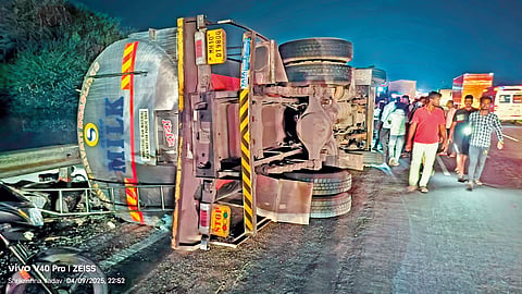 Tanker accident