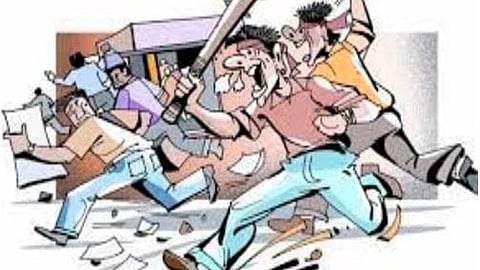 शिवसेनेच्या आजी-माजी पदाधिकार्‍यांत फ्री स्टाईल