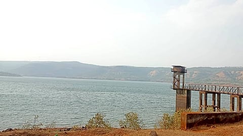 Kadvi Dam 57 % Water Level 
