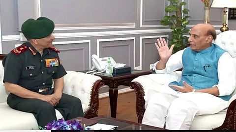 CDS Anil Chauhan Meet Rajnath Singh 