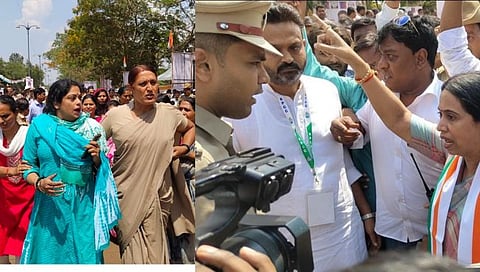 BJP Congress clash in Belgaum