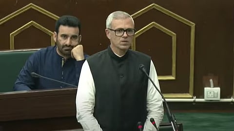 Omar Abdullah emotional statement 