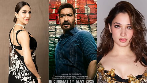 image of vaani kapoor, ajay devgan and tamannah bhatia