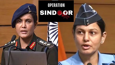 Lt Colonel Sophia Qureshi And Wing Commander Vyomika Singh