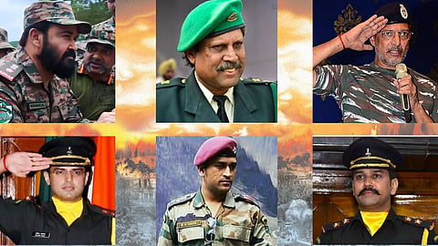 India Pakistan conflict Indian Territorial Army celebrities