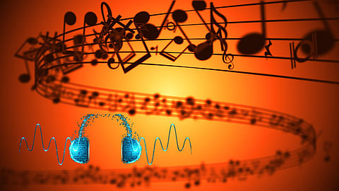 image of music icons  