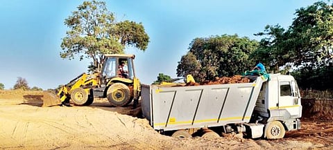 illegal soil excavation