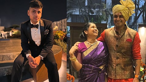 images of Nupur Shikhare and Pritam Shikhare
