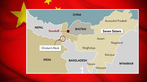 China airbase at India's Chickens Neck