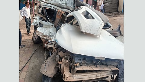 Gadchiroli Truck- Car Accident