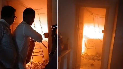 Palghar  Panchayat Samiti Fire Incident 