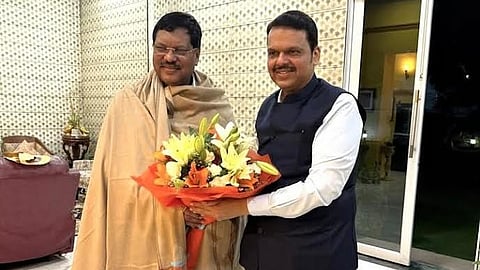 Devendra Fadnavis Meets Bhushan Gavai |