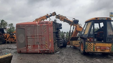 Private bus accident
