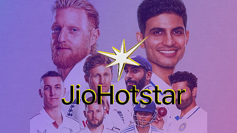 JioHotstar bags digital rights of India vs England test series 