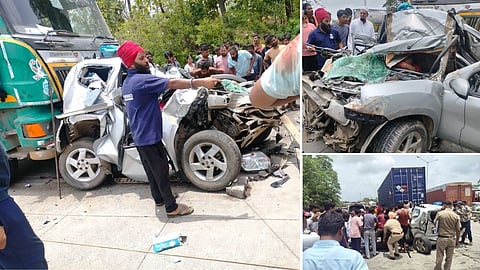 Mumbai Ahmedabad highway accident | 