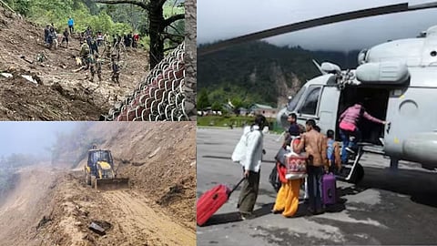 Sikkim landslide 