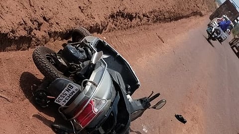  Rajura Ballarpur Highway  Accident 