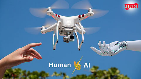 AI drone beats human