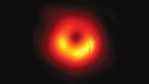 Discovery of a fast-spinning and aggressive 'devouring' black hole