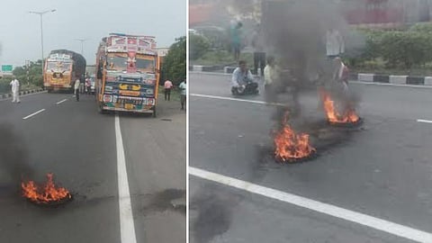 Amravati Nagpur highway Bachchu Kadu protest 