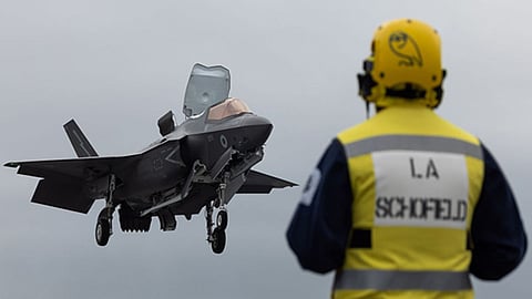 UK fighter jet Emergency landing