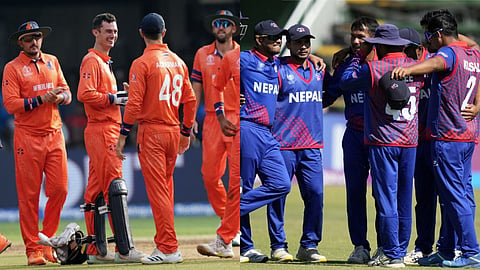 Nepal vs Netherlands T20 match in Glasgow 