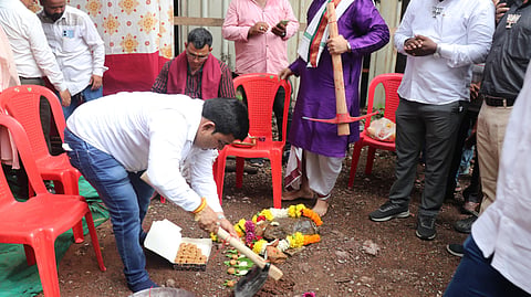 New School Building Bhoomipujan KDMC