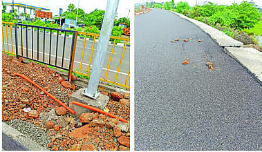 Service road accident risk
