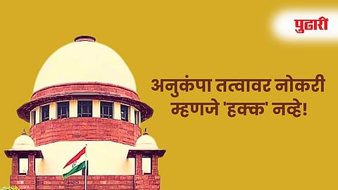Supreme Court: 33 एकर जमीन असताना वडिलांच्या जागी अनुकंपा नोकरीसाठी दावा करता येणार नाही, SC चा तरुणाला दणका