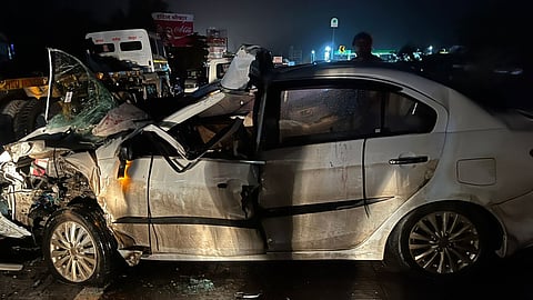 Mumbai Goa Highway Car Accident 