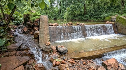 Poor quality check dams