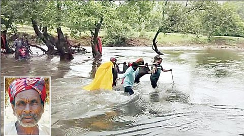 Farmer Dies in Flood