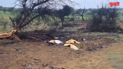 fighter Plane crash in Rajasthan