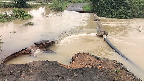 Brahmapuri flood situation