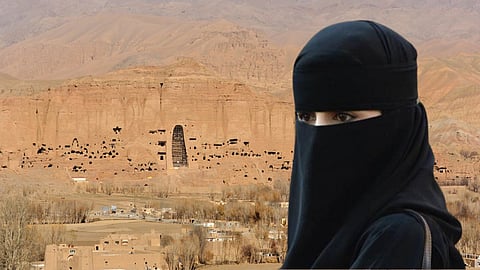 girl in burka file image