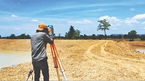 A payment of 36 lakhs was made for land measurement 