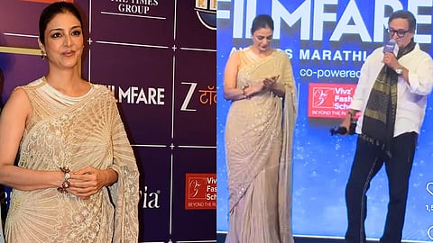 image of tabu and Mahesh Manjrekar 