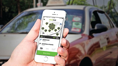App taxi strike