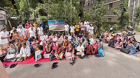 Sassoon Hospital Nurses Protest