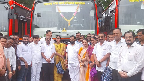 Mahad New ST Bus Inauguration