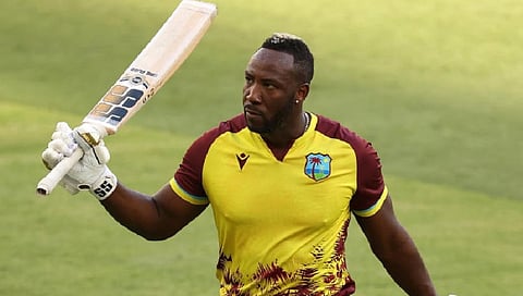 andre russell  WI vs AUS 2nd t20i most international sixes without scoring a hundred