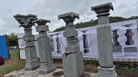 Tuljabhavani Temple  Garbhagriha Reconstruction