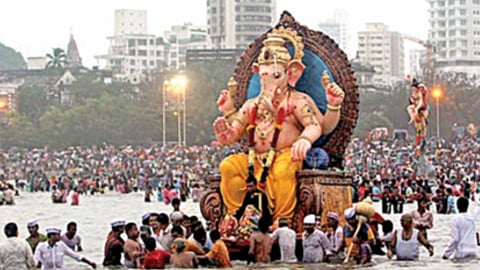 Ganesh idol immersion rule