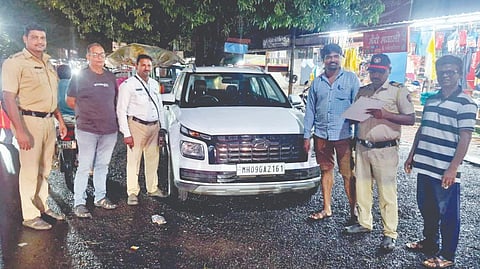 Stolen Car Found Vaibhavwadi
