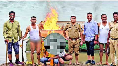 illegal sand seized