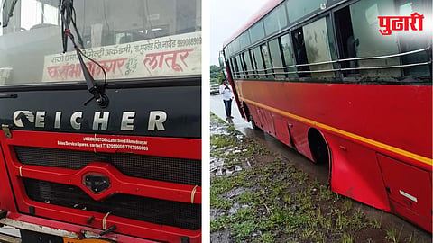 Beed ST Bus Accident | चालत्या एसटीची मागील दोन चाके निखळली; चालकाच्या प्रसंगावधानाने ७० प्रवाशांचे प्राण वाचले!